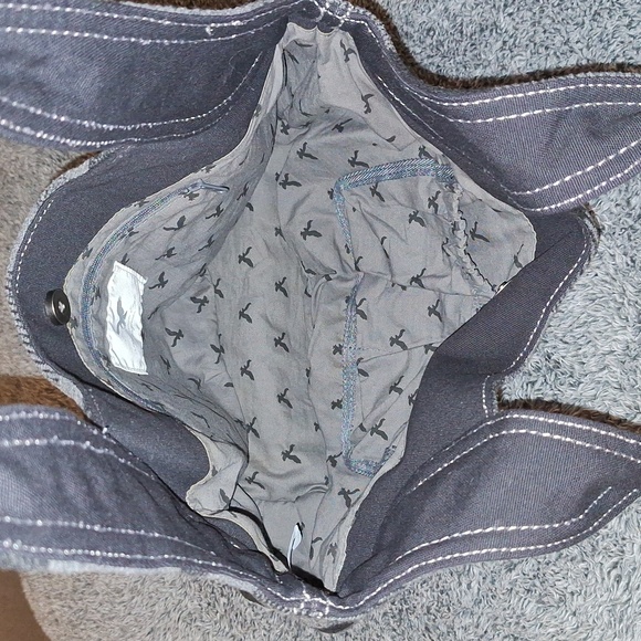 🐑 Wool blend plaid hobo shoulder tote bag/purse. Rare & Unique! - Picture 8 of 11